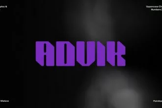 Free ADVIK Font
