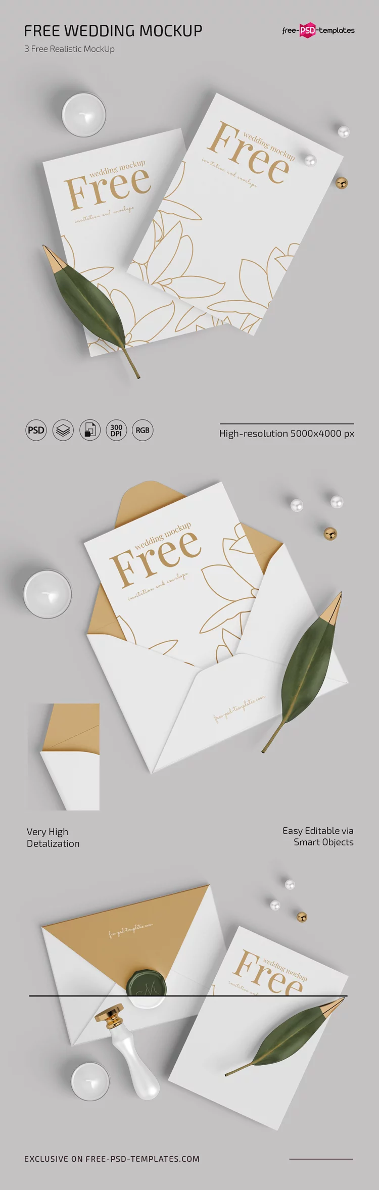 Free Wedding Mockup