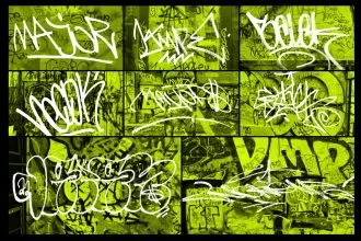 Free Graffiti Tags PNG Pack