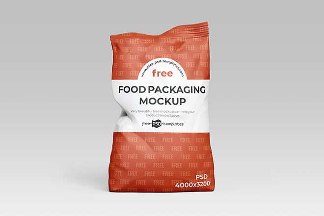Free Food Bag Mockup (PSD)