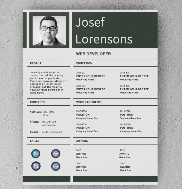 google docs resume template awesome