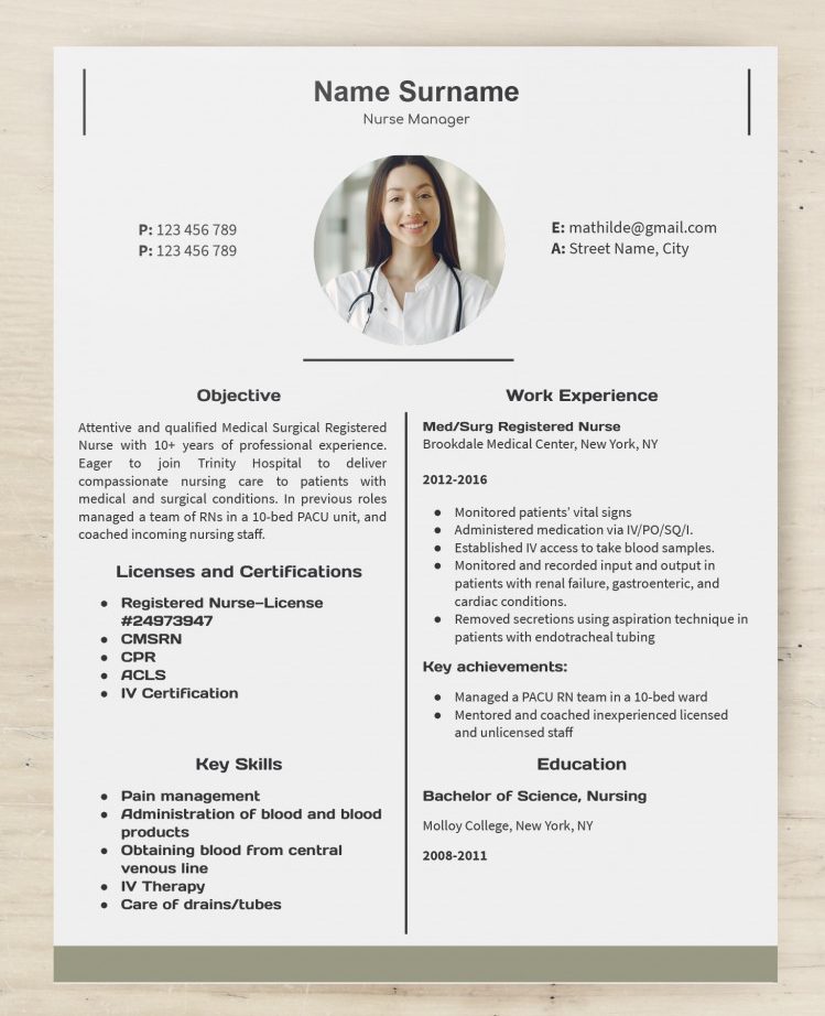 Google documents template for resume