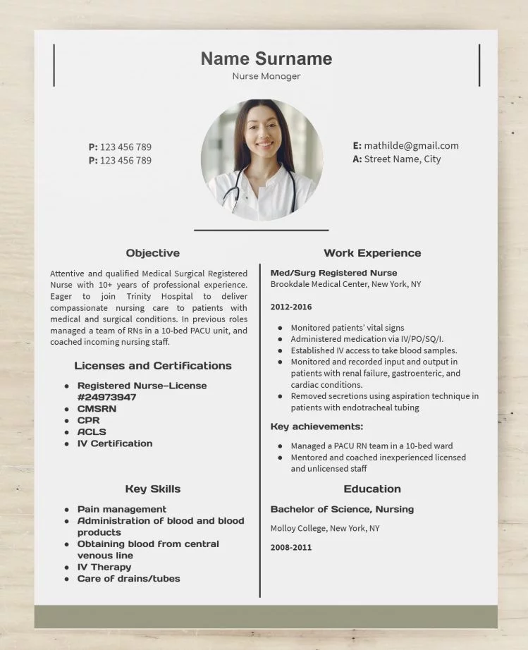 Google Docs Resume Template. Simple Resume Template Google Docs and CV  Design. 