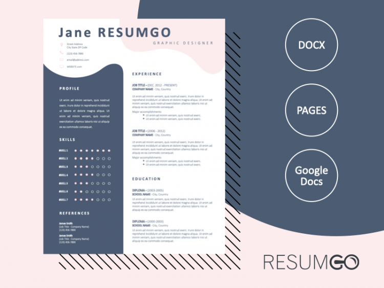 50+ Free Google Docs Resume Template Free PSD Templates