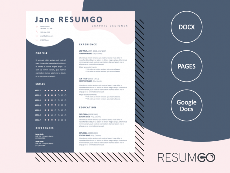 50 Free Google Docs Resume Template Free PSD Templates