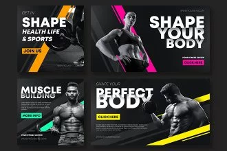 Free Fitness Banners