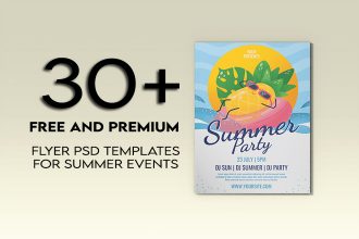 30 Premium & Free PSD Summer Party Flyer Templates for Awesome Events!