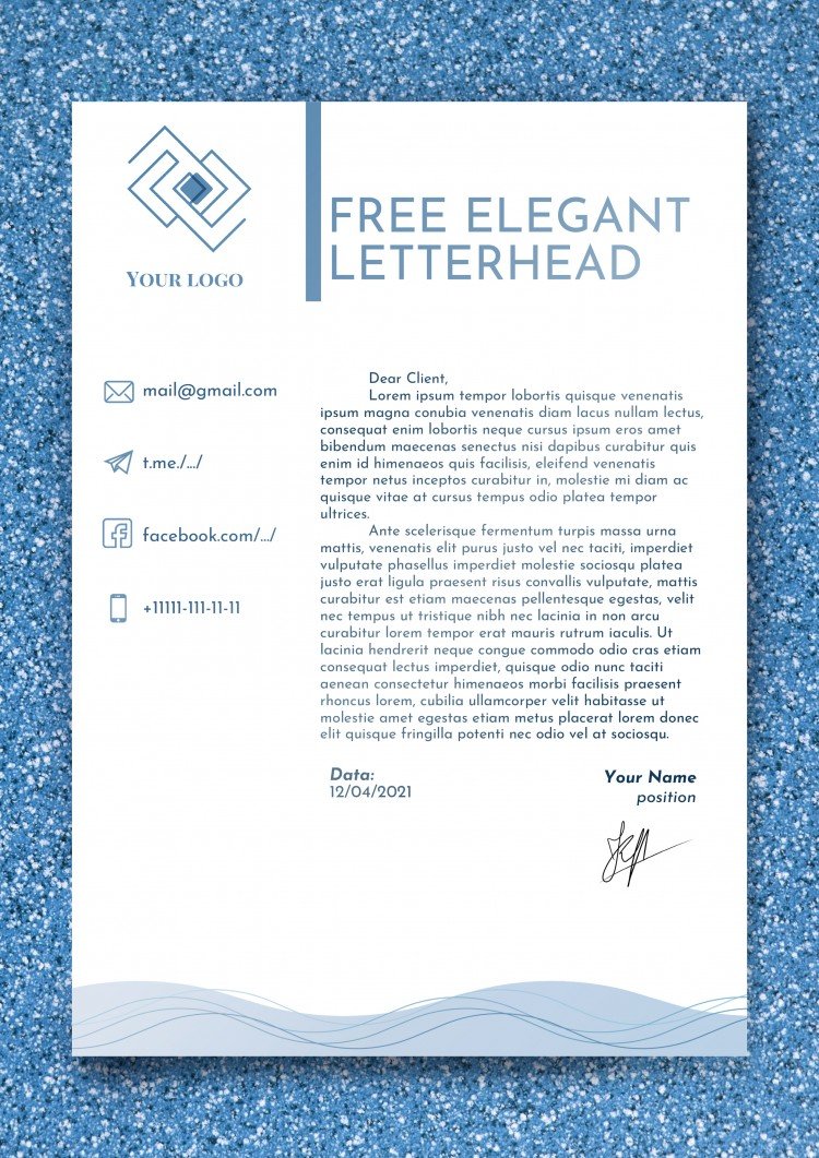 Google Doc Letterhead Template