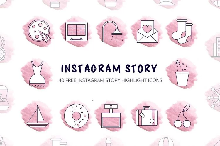 How to Make Clicky Instagram Highlight Covers [40 Free Covers]