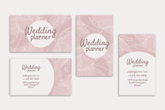 Free Wedding Planner Business Card PSD Template Free Wedding Planner Business Card PSD Template