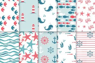 Free Sea Patterns Set