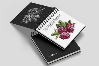 Free Sketchbook Mockup