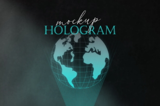 Free Hologram Mockup PSD Template Free Hologram Mockup PSD Template