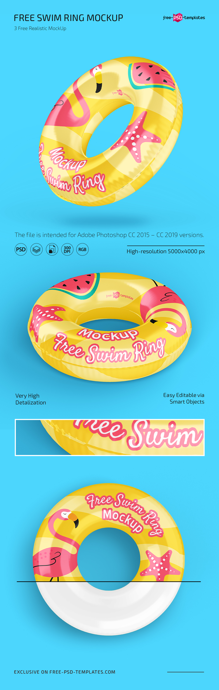 Free swim mockup information