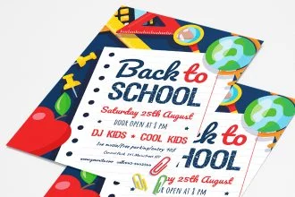 Free Back To School Flyer Template