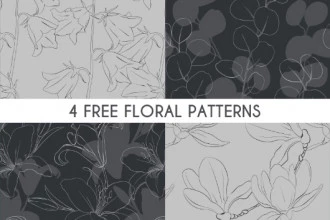 Free Floral Pattern Set