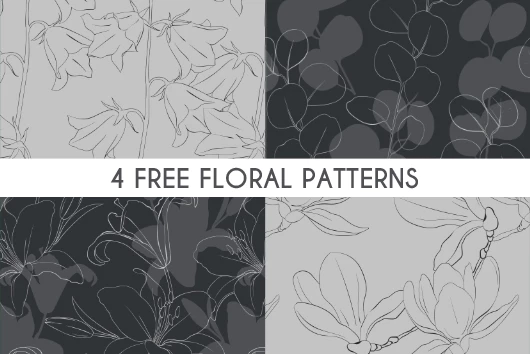 Free Floral Pattern Set