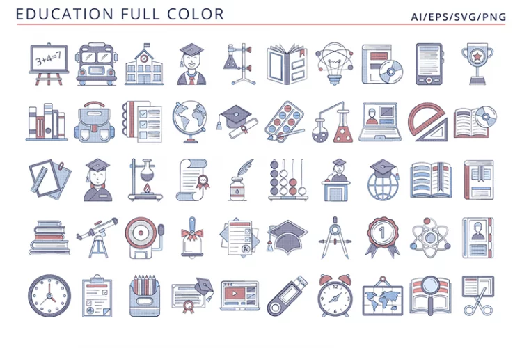 Text editor - Free education icons