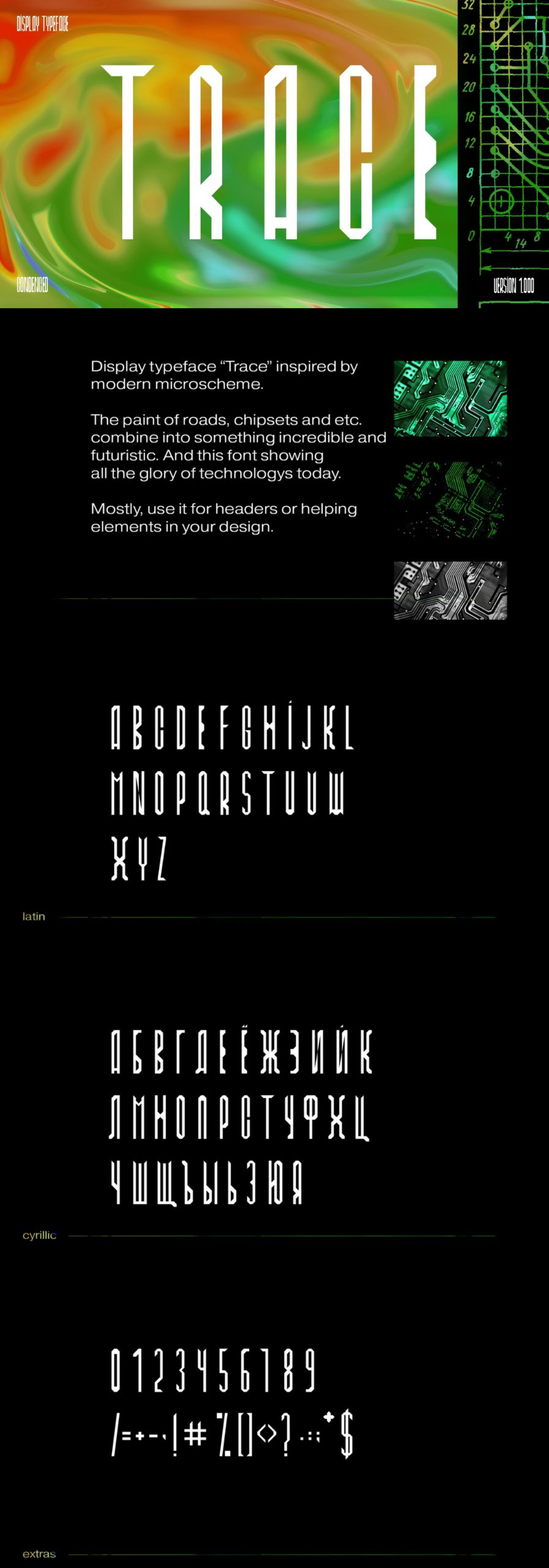 Trace – Free Display Font