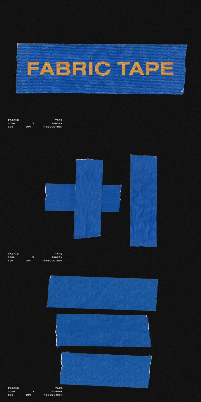Free Fabric Tape Strips Templates Free PSD Templates