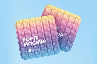 Free Pop It Toy Mockup