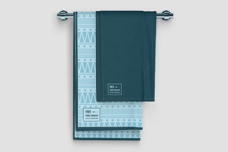 Free Towel Mockup Free Towel Mockup