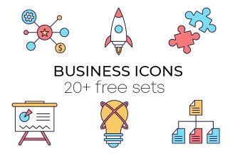 20 Free Business Icons
