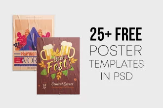 25+ Free Poster Templates in PSD