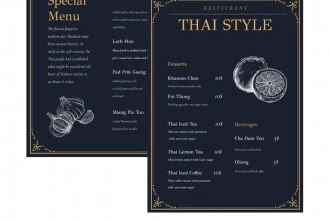 40 Free Google Docs Restaurant Templates