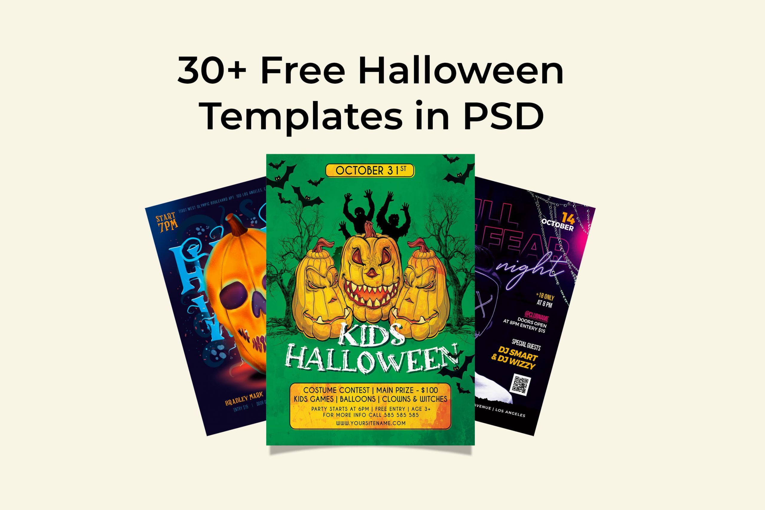 30+ Best Halloween Flyer and Invitations in 2021 – Free PSD Templates