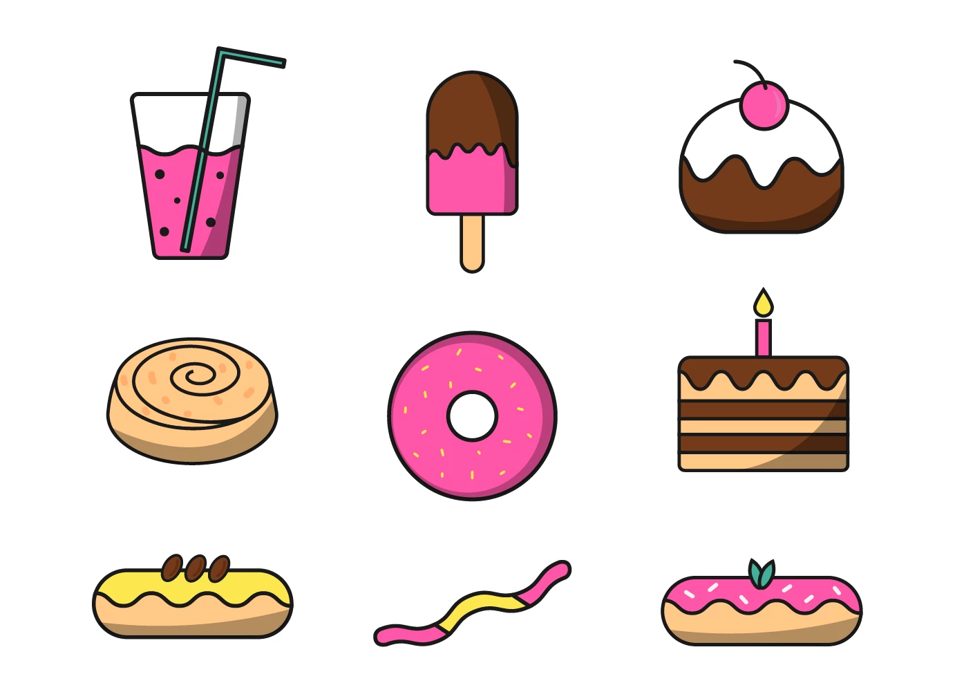 Free Sweets Icon Pack