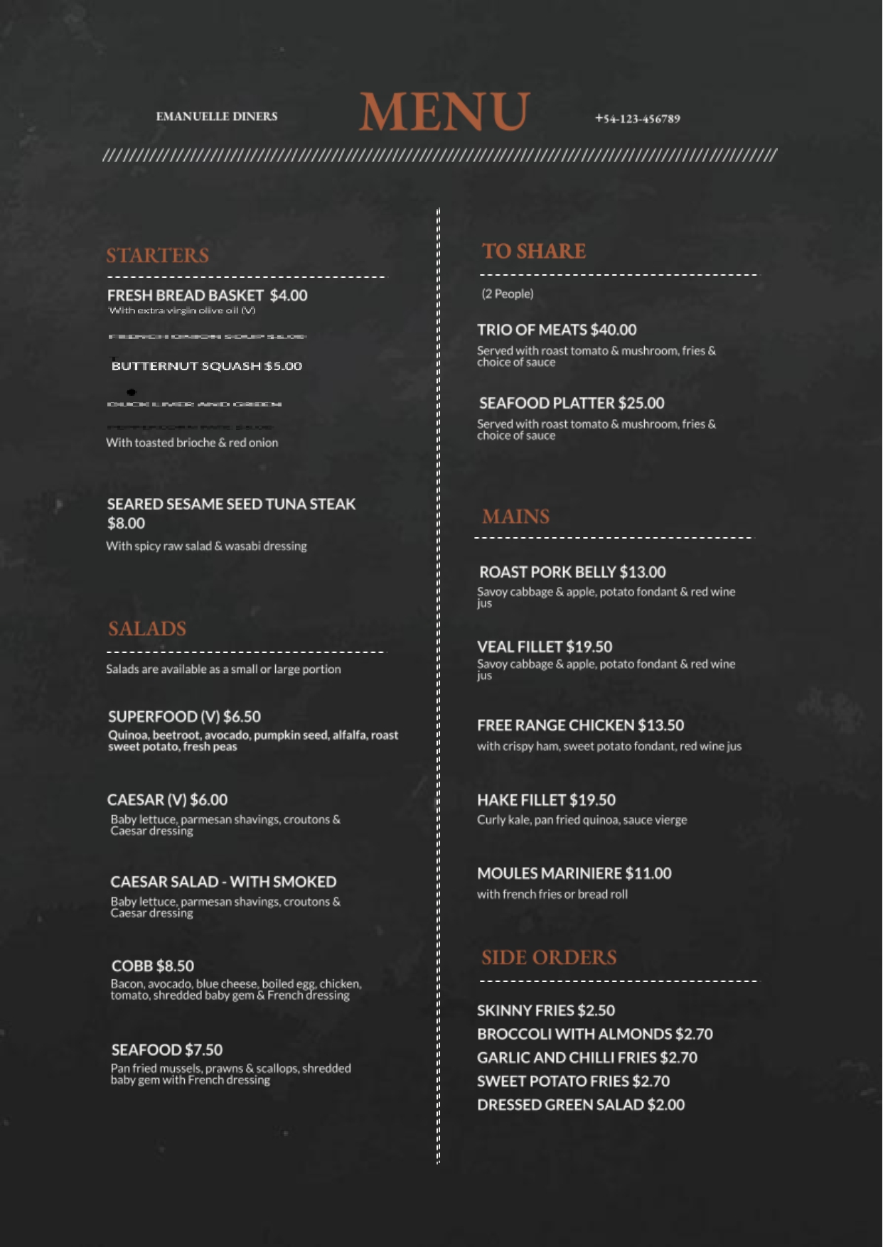 40 Free Google Docs Restaurant Templates Free PSD Templates (2022)