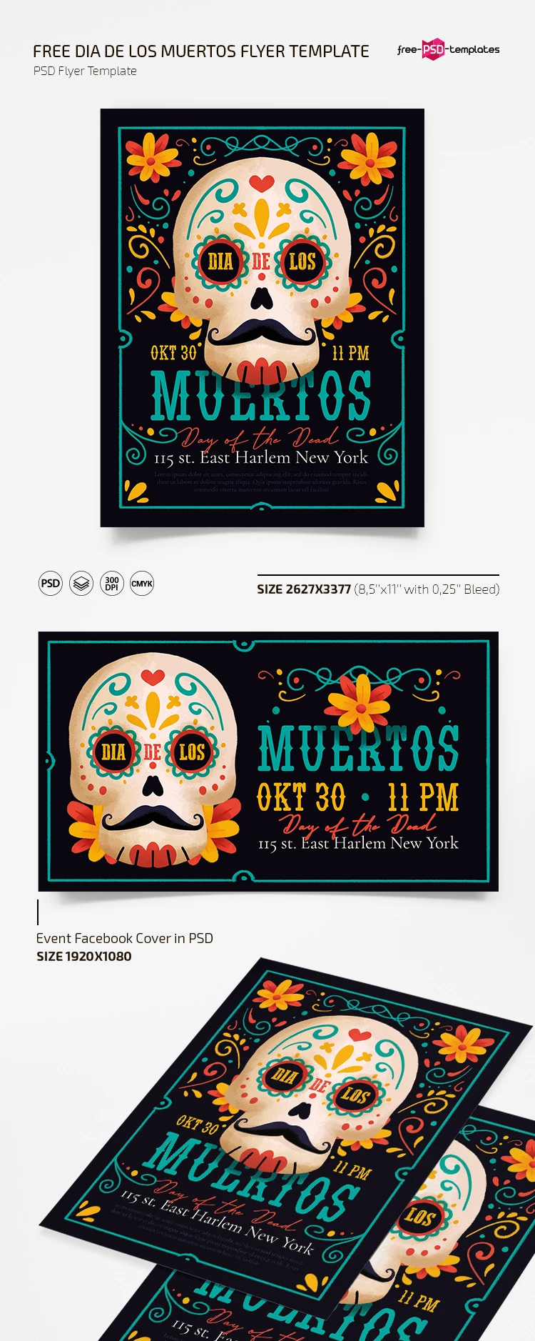 Dia De Los Muertos Vector Art, Icons, and Graphics for Free Download