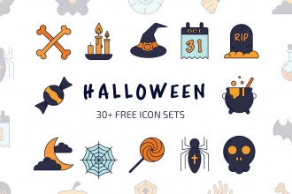 30+ Free Halloween Icon Sets