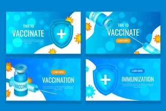 Free Vaccination Banner Set