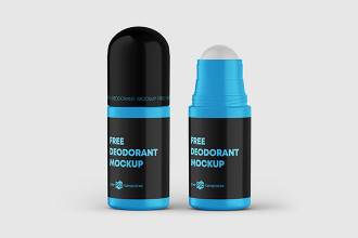 Free Deodorant Mockup Set