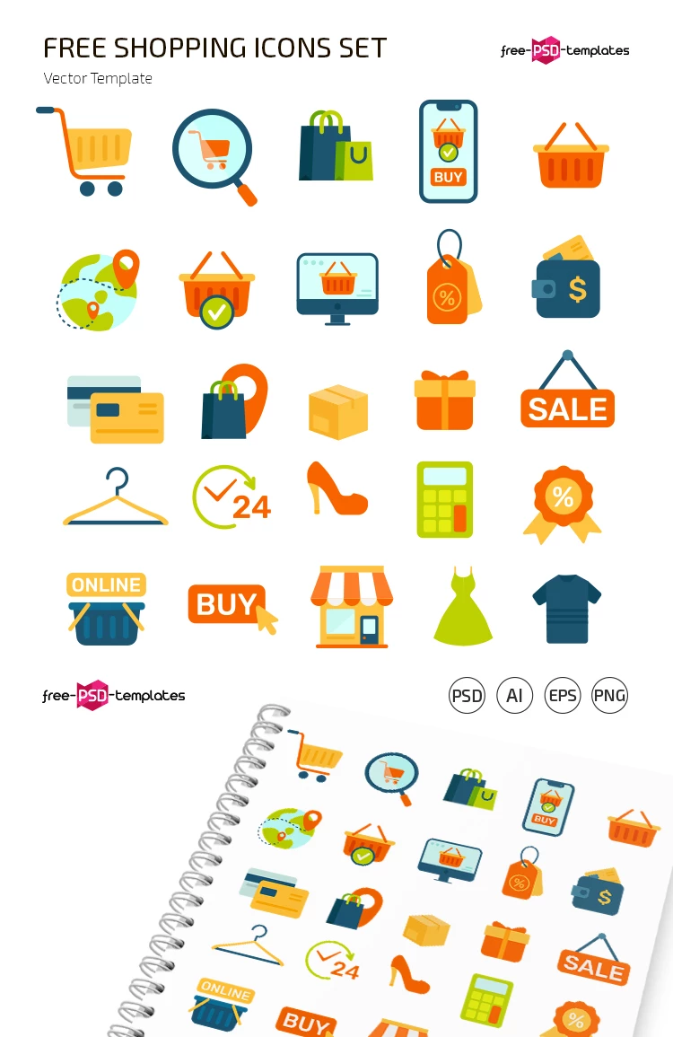 Free Shopping Icons Set
