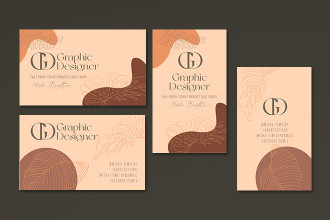 Free Graphic Designer Business Card PSD Template