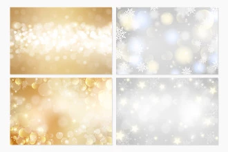 Free Christmas Background Set (EPS + AI)