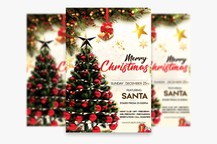 Christmas Day Free Flyer Template