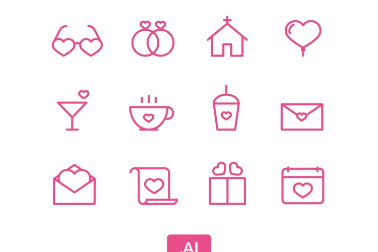 Free Valentine Icon Set