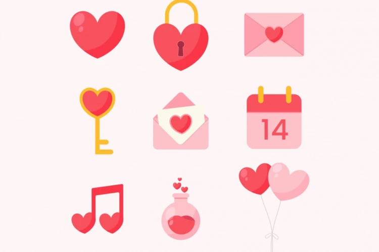 Valentines Day Icons