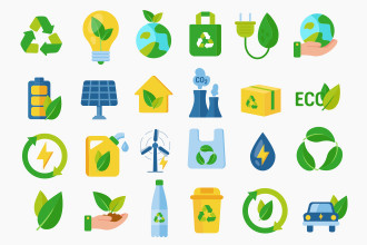 Free Ecology Icon Set (PSD, AI, EPS, PNG)