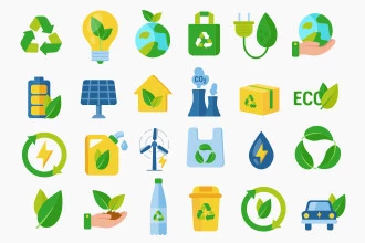 Free Ecology Icon Set (PSD, AI, EPS, PNG)