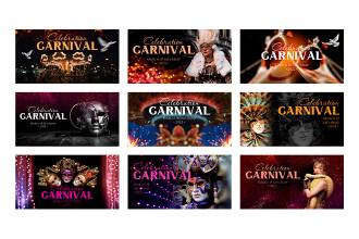 Free Carnival Facebook Banner Set