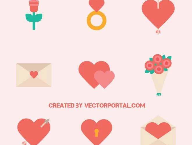 Love Icons For Valentine