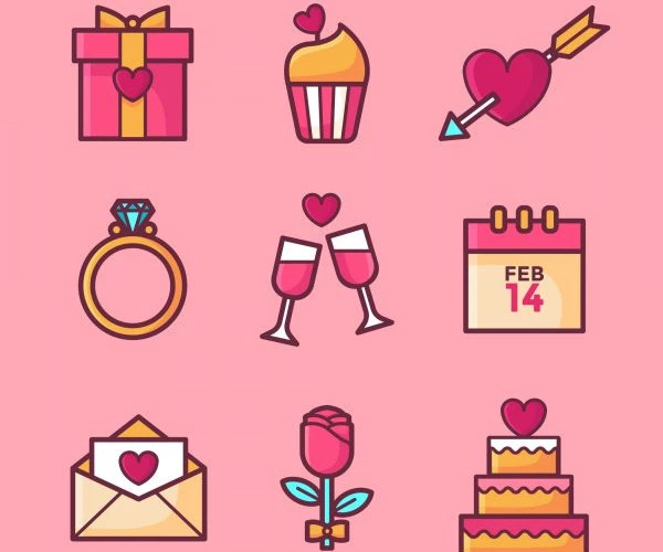 Valentines Day Icons