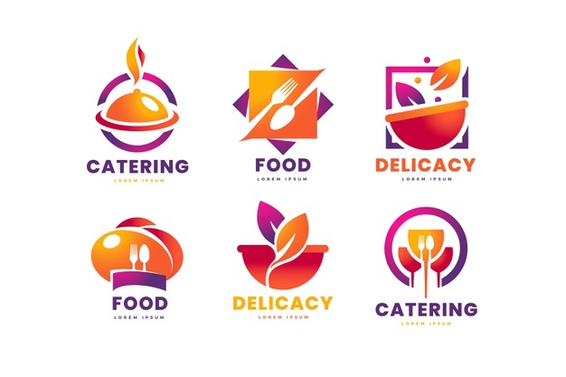 Gradient Catering Logo Template Set
