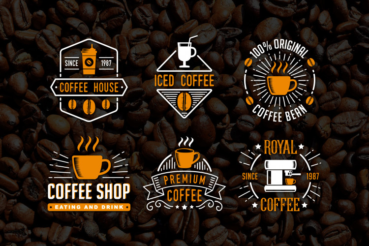 6 Coffee Badges Logo Template
