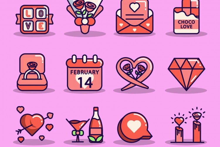 Valentines Day Icon Collection